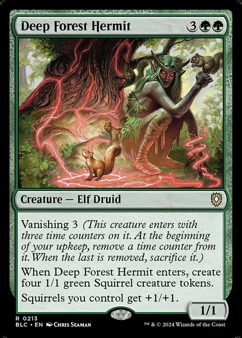 Deep Forest Hermit · Bloomburrow Commander 213/356