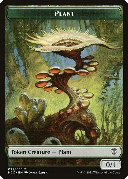 Plant · New Capenna Commander Tokens 27/36