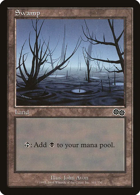 Swamp · Urza's Saga 341/357