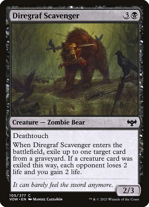 Diregraf Scavenger · Innistrad: Crimson Vow 105/423