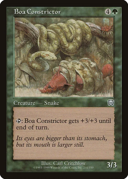 Boa Constrictor · Mercadian Masques 231/350