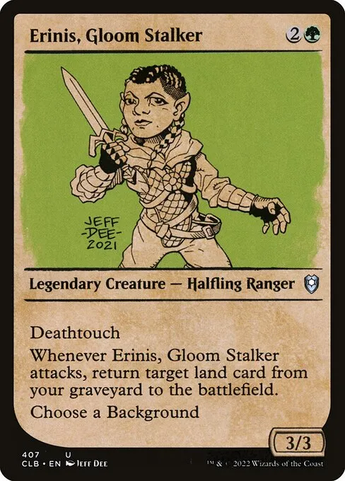 Erinis, Gloom Stalker · Commander Legends: Battle for Baldur's Gate 407/936