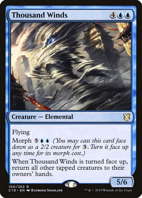 Thousand Winds · Commander 2019 100/302