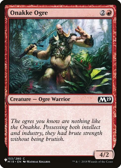 Onakke Ogre · The List M19-153/5050