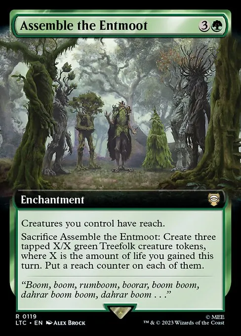 Assemble the Entmoot · Tales of Middle-earth Commander 119/591