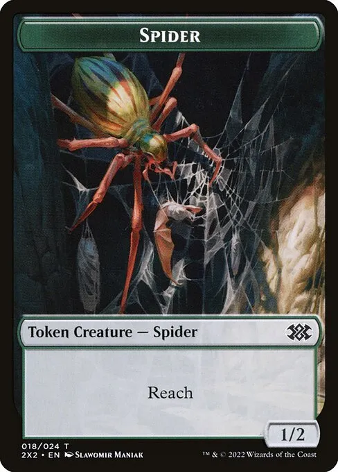 Spider · Double Masters 2022 Tokens 18/24