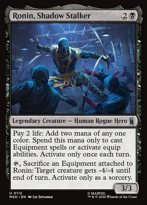 Ronin, Shadow Stalker · Marvel Super Heroes 112/24