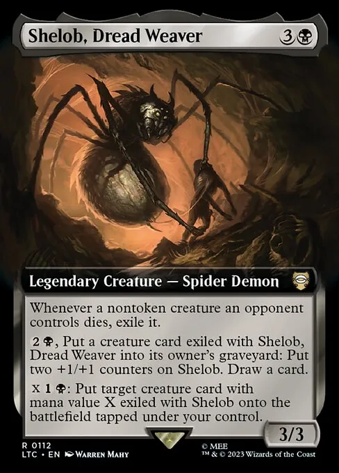 Shelob, Dread Weaver · Tales of Middle-earth Commander 112/591
