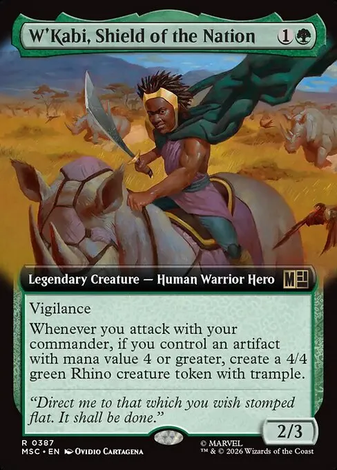 W'Kabi, Shield of the Nation · Marvel Super Heroes Commander 387/9