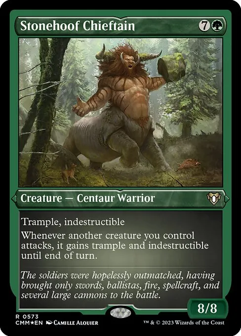 Stonehoof Chieftain · Commander Masters 573/1067