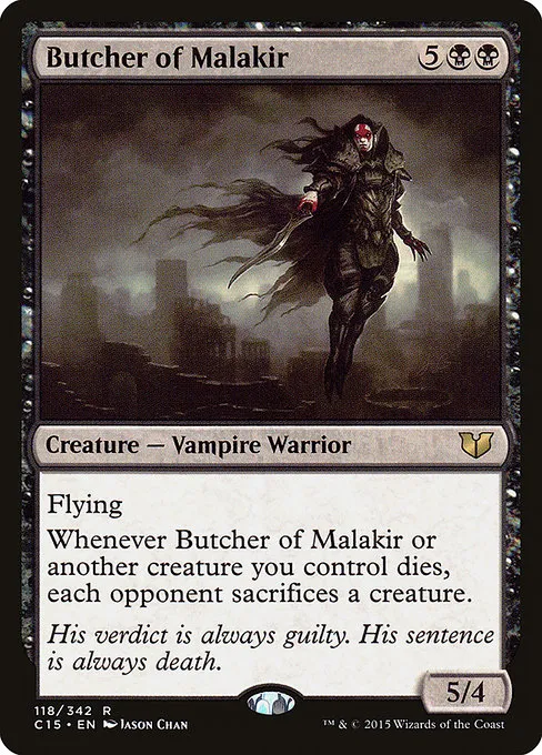 Butcher of Malakir · Commander 2015 118/342