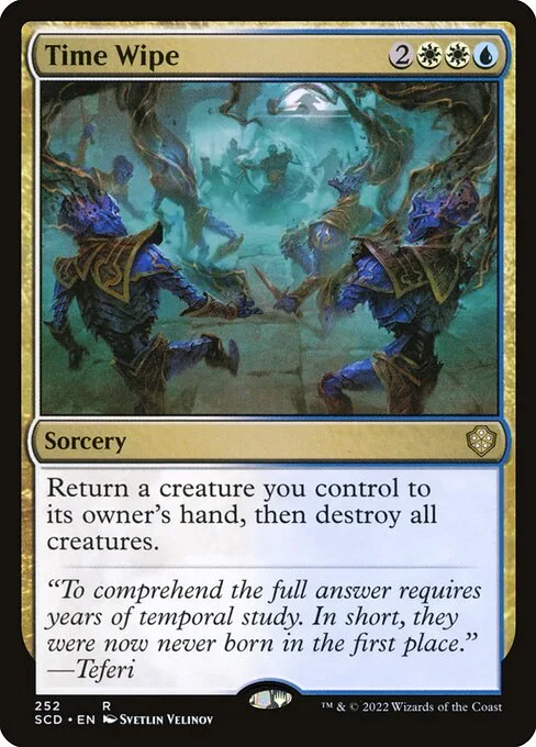 Time Wipe · Starter Commander Decks 252/352