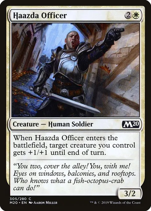 Haazda Officer · Core Set 2020 305/346