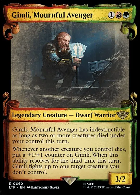 Gimli, Mournful Avenger · The Lord of the Rings: Tales of Middle-earth 660/856