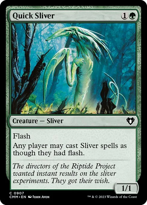 Quick Sliver · Commander Masters 907/1067