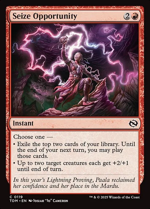 Seize Opportunity · Tarkir: Dragonstorm 119/427