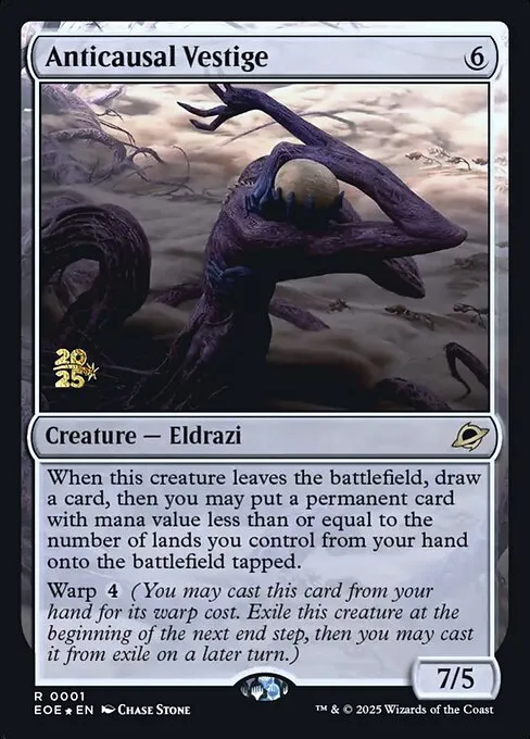 Anticausal Vestige · Edge of Eternities Promos 1s/160