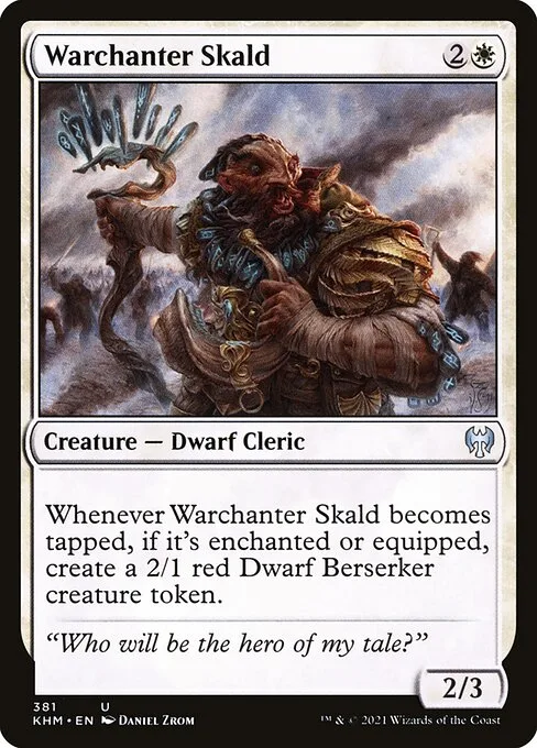 Warchanter Skald · Kaldheim 381/425