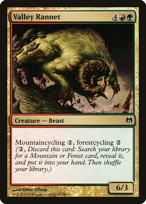 Valley Rannet · Duel Decks: Heroes vs. Monsters 58/81