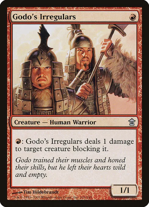 Godo's Irregulars · Saviors of Kamigawa 101/165