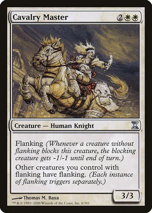 Cavalry Master · Time Spiral 6/301