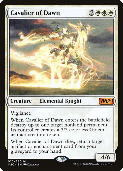 Cavalier of Dawn · Core Set 2020 10/346
