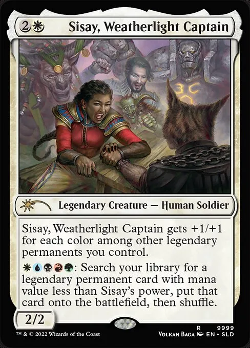 Sisay, Weatherlight Captain · Secret Lair Drop 9999/2547