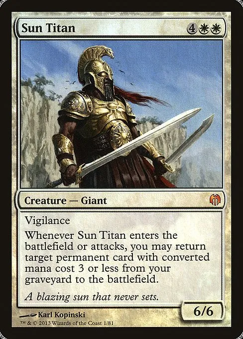Sun Titan · Duel Decks: Heroes vs. Monsters 1/81