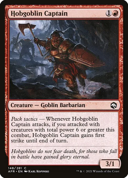 Hobgoblin Captain · Adventures in the Forgotten Realms 148/424