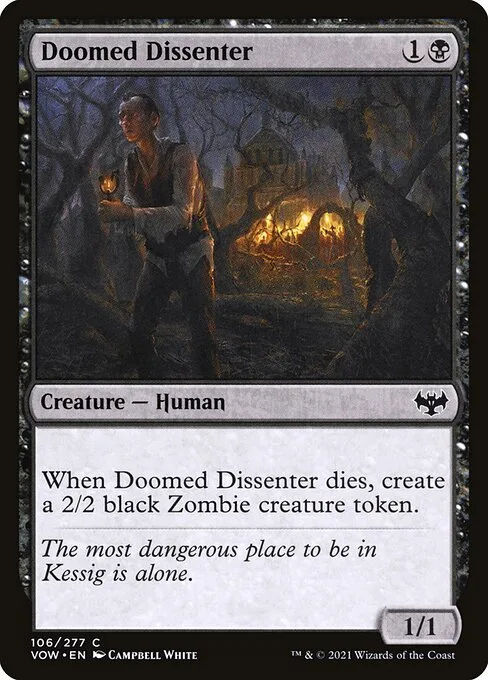 Doomed Dissenter · Innistrad: Crimson Vow 106/423