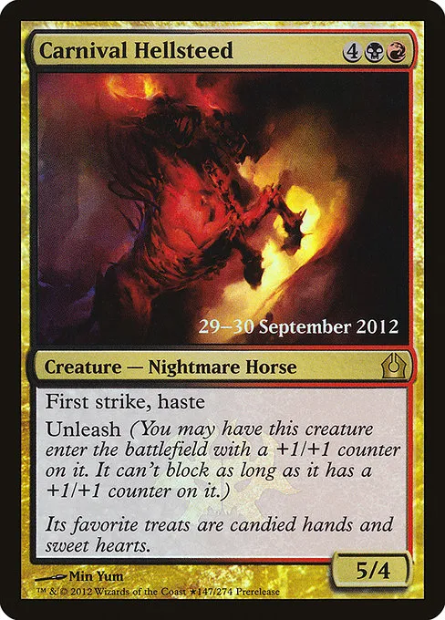 Carnival Hellsteed · Return to Ravnica Promos 147★/10