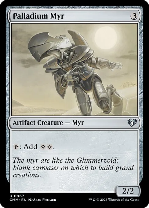 Palladium Myr · Commander Masters 967/1067