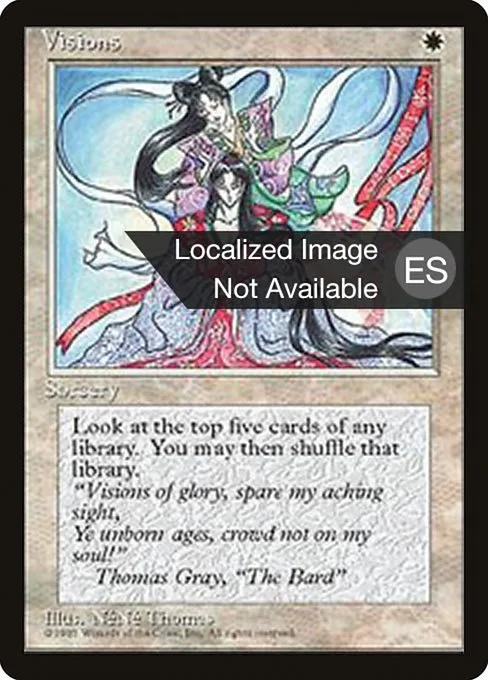 Visions · Fourth Edition Foreign Black Border 54/378