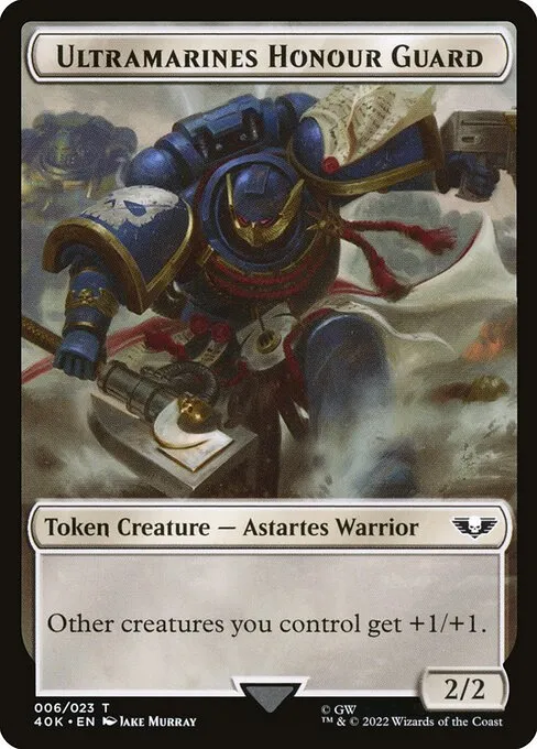 Ultramarines Honour Guard · Warhammer 40,000 Tokens 6/31