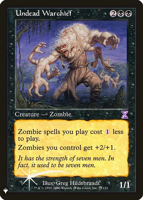 Undead Warchief · The List TSB-52/5050