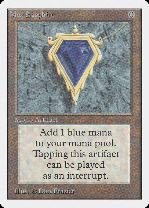 Mox Sapphire · Unlimited Edition 266/302