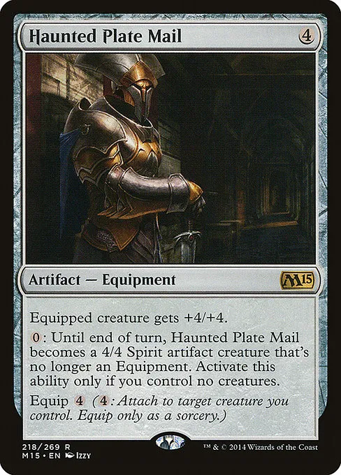 Haunted Plate Mail · Magic 2015 218/284