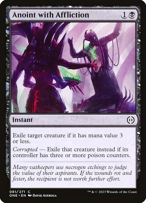 Anoint with Affliction · Phyrexia: All Will Be One 81/479