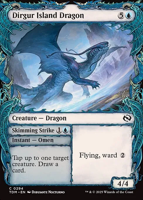 Dirgur Island Dragon // Skimming Strike · Tarkir: Dragonstorm 294/427