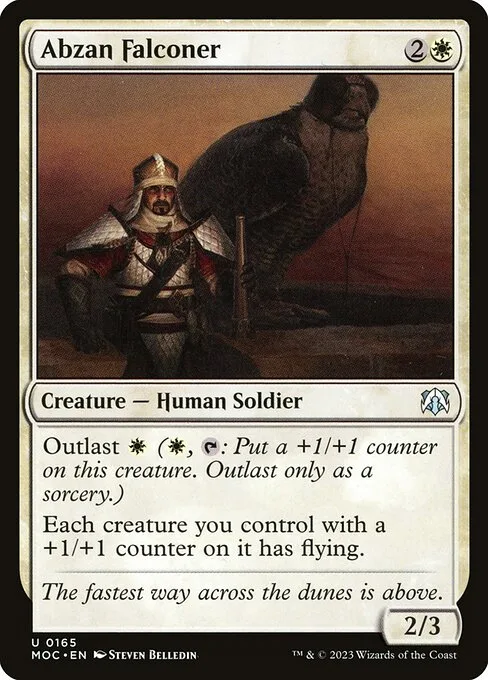 Abzan Falconer · March of the Machine Commander 165/450