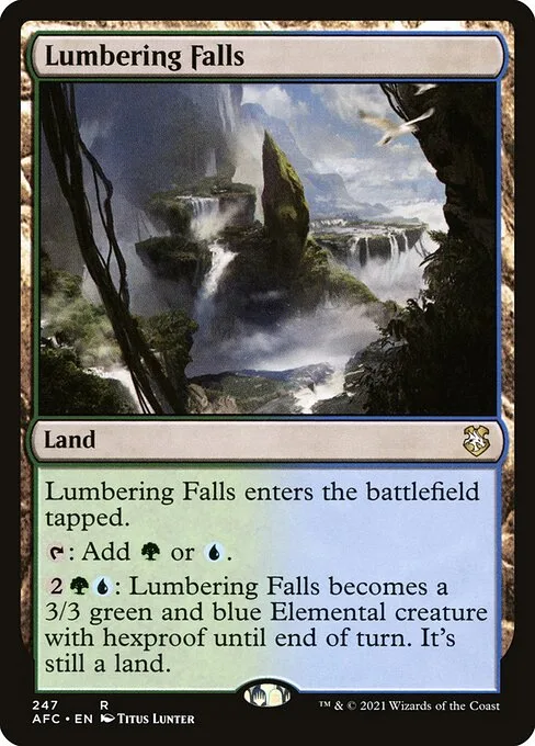 Lumbering Falls · Forgotten Realms Commander 247/331