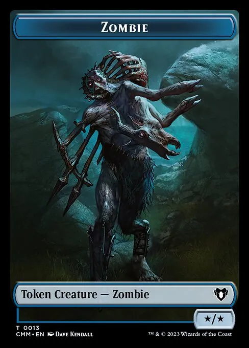 Zombie · Commander Masters Tokens 13/81