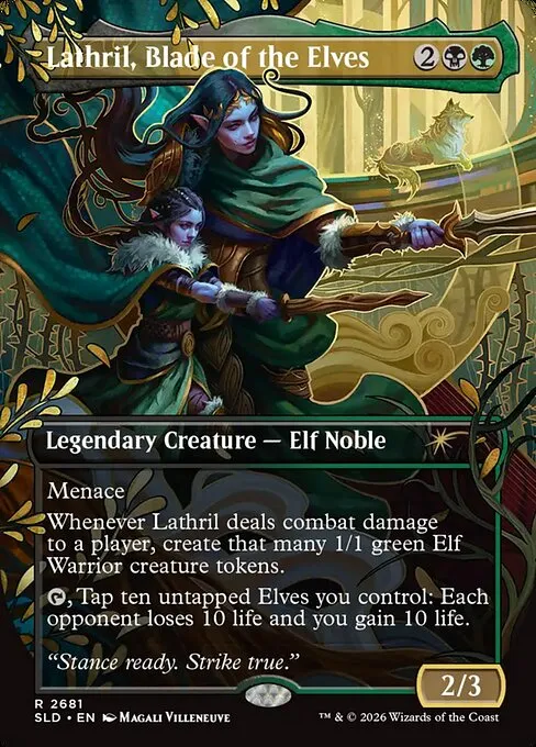 Lathril, Blade of the Elves · Secret Lair Drop 2681/2547