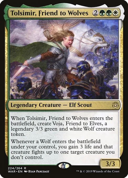 Tolsimir, Friend to Wolves · War of the Spark 224/312