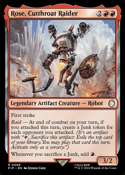 Rose, Cutthroat Raider · Fallout 66/1068