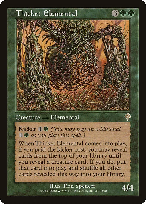 Thicket Elemental · Invasion 214/354