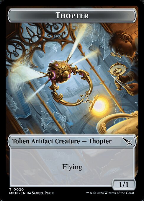 Thopter · Murders at Karlov Manor Tokens 20/22