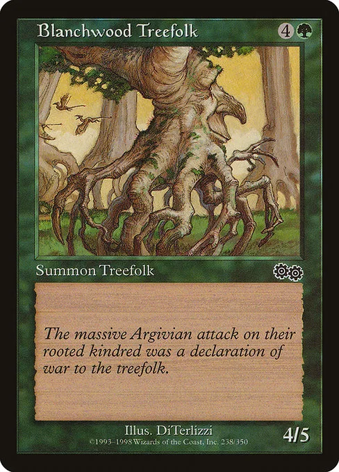 Blanchwood Treefolk · Urza's Saga 238/357