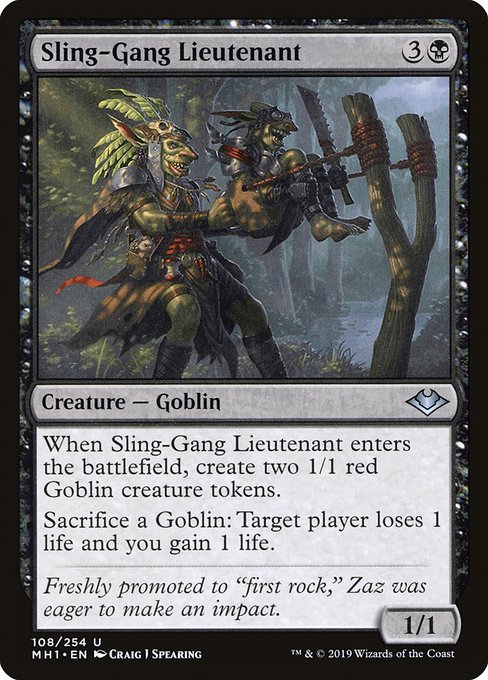 Sling-Gang Lieutenant · Modern Horizons 108/255
