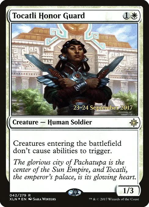 Tocatli Honor Guard · Ixalan Promos 42s/120